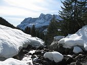 Salita da Val Canale e Rif. Alpe Corte verso il Lago Branchino fino alla Baita Neel il 18 marzo 09 - FOTOGALLERY